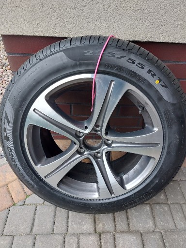 Zdjęcie oferty: Felga aluminiowa Mercedes opona Pirelli 225/55 R17