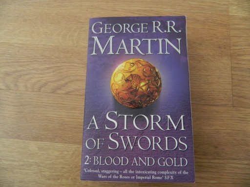 Zdjęcie oferty: A Storm of Swords. Blood and Gold George Martin