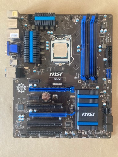 Zdjęcie oferty: Używana płyta główna MSI B85-G43 (socket 1150)