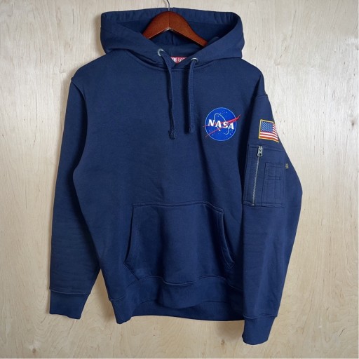 Zdjęcie oferty: Alpha Industries NASA Bluza Granatowa M