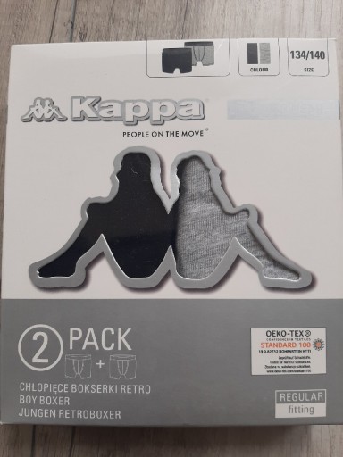 Zdjęcie oferty: Kappa 134/140 bokserki chłopięce 2 pack bawełna 