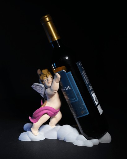 Zdjęcie oferty: Uchwyt na butelkę wina Cupid | Druk3D