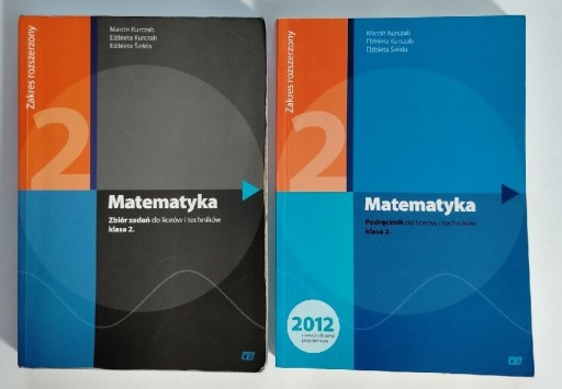 Zdjęcie oferty: Matematyka 2 podręcznik i zbiór zadań roz. i pods.