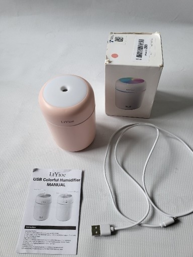 Zdjęcie oferty: Mini nawilżacz powietrza , lampka 