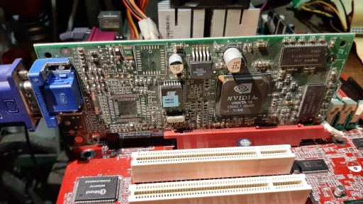 Zdjęcie oferty: Old karta graficzna AGP NVIDIA Vanta vintage