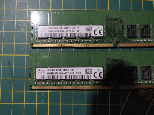 Zdjęcie oferty: RAM 2x16GB DDR4 ECC UDIMM SKhynix HMA82GU7CJR8N-VK