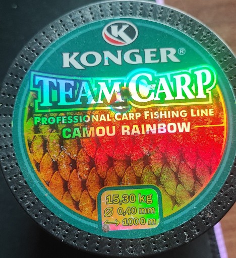Zdjęcie oferty: KONGER team carp camou rainbow 15,30kg0,40mm1000m