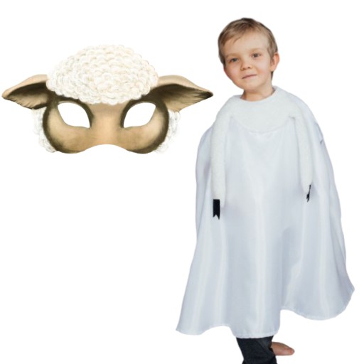 Zdjęcie oferty: Owca strój owieczka strój maska z peleryną baranek