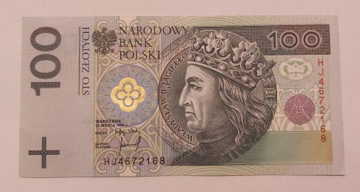 Zdjęcie oferty: 100 złotych 1994 seria HJ 4672168