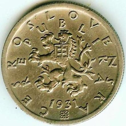 Zdjęcie oferty: CZECHOSŁOWACJA 50 HALERZY 1931  śliczny stan