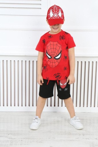Zdjęcie oferty: Nowy komplet spiderman spodenki koszulka 128