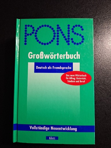 Zdjęcie oferty: PONS Großwörterbuch Deutsch als Fremdsprache