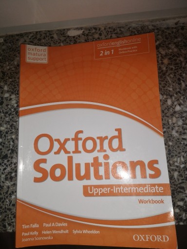 Zdjęcie oferty: Oxford Solutions upper-intermediate workbook