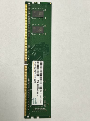 Zdjęcie oferty: Pamięć ram z serwera qnap 2GB ddr4 2400 Apacer