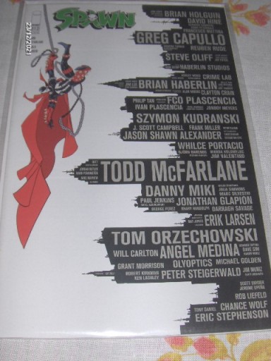 Zdjęcie oferty: SPAWN #312 -TODD McFARLANE COVER !!!