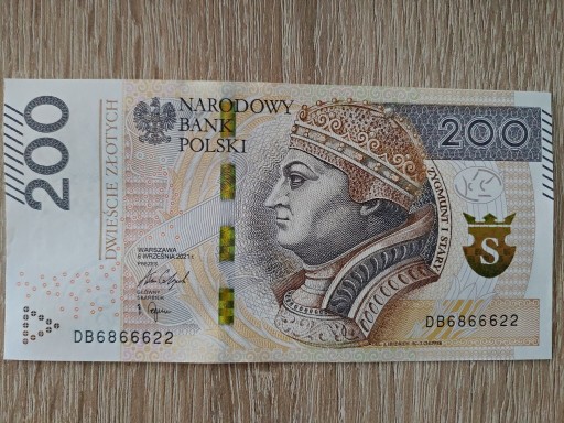 Zdjęcie oferty: Banknot 200 zł 666