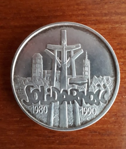 Zdjęcie oferty: Moneta 100 000 zł - Solidarność - 1990 r.