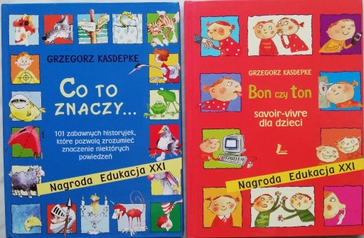 Zdjęcie oferty: Grzegorz Kasdepke - "Co to znaczy" i "Bon czy ton"