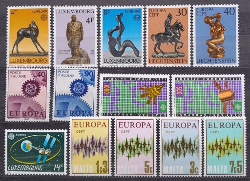 Zdjęcie oferty: Zbiór znaczków - Europa CEPT ( opis )