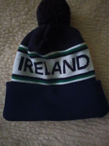Zdjęcie oferty: [unikat]Zimowa czapka Irlandia Północna. CIEPŁA!