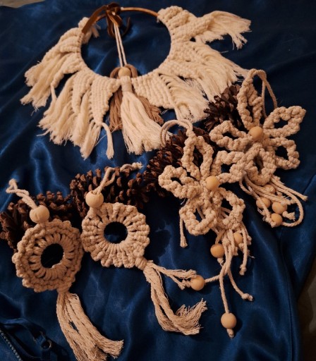 Zdjęcie oferty: Makrama ozdoby świąteczne 