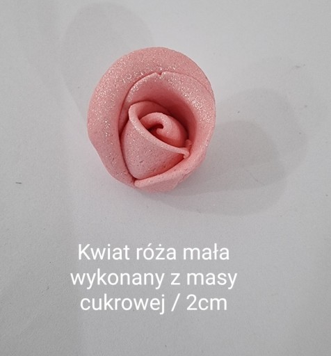 Zdjęcie oferty: Kwiat róża wykonany z masy cukrowej