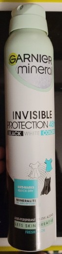 Zdjęcie oferty: Garnier Invisible protection 48h black white color