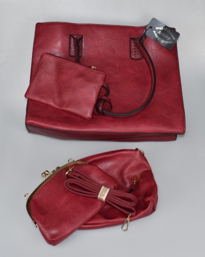 Zdjęcie oferty: Duża czerwona torebka  kosmetyczka mała torebka