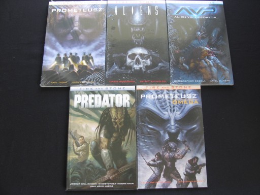 Zdjęcie oferty: FIRE AND STONE x5 komplet NOWE Aliens Predator