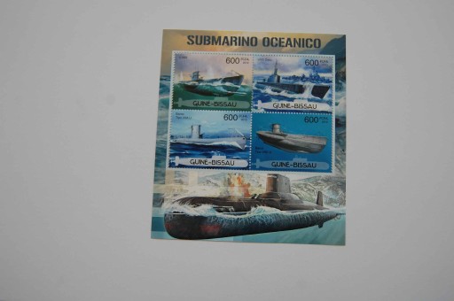Zdjęcie oferty: Gwinea Bissau Sw 5626-29** okręty podwodne /ms/