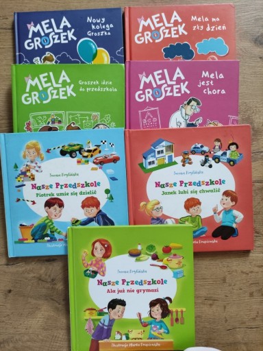 Zdjęcie oferty: Mela i Groszek, Nasze przedszkole, zestaw książek 