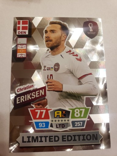 Zdjęcie oferty: Karta FIFA QATAR 2022 limited Eriksen