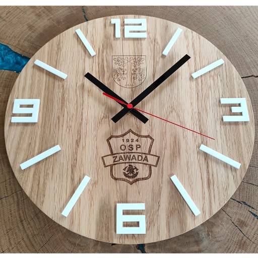 Zdjęcie oferty: Zegar z logo Ochotniczej Straży Pożarnej