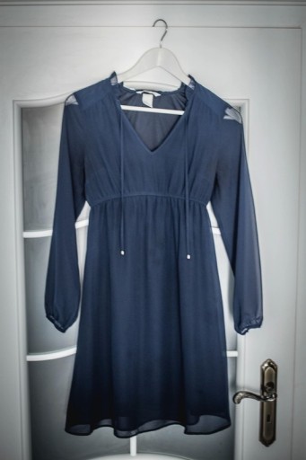 Zdjęcie oferty: Sukienka ciążowa H&M XS 34 granatowa