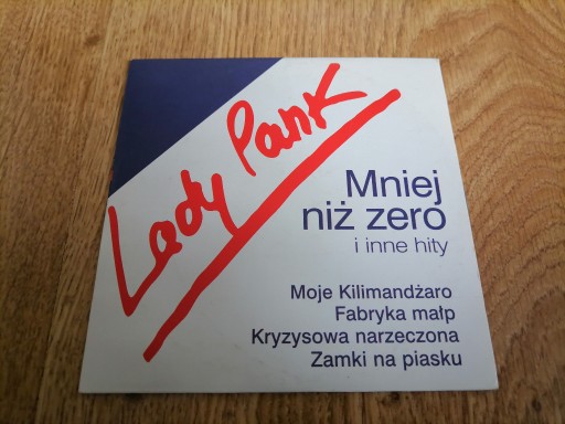 Zdjęcie oferty: Mniej niż zero i inne hity lady pank CD