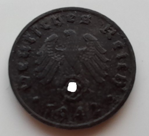 Zdjęcie oferty: NIEMCY 1 Reichspfennig 1942  A - Zn