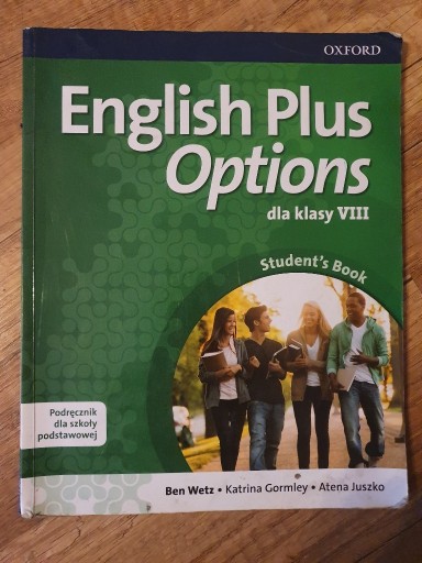 Zdjęcie oferty: English plus options dla klasy 8 podręcznik