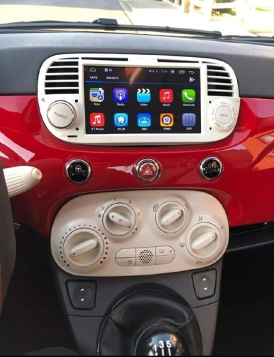 Zdjęcie oferty: Radio nawigacja android auto Fiat 500 Carplay wifi