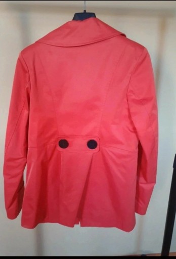Zdjęcie oferty: Płaszcz pomarańczowy kurtka trencz wiosenny jesien