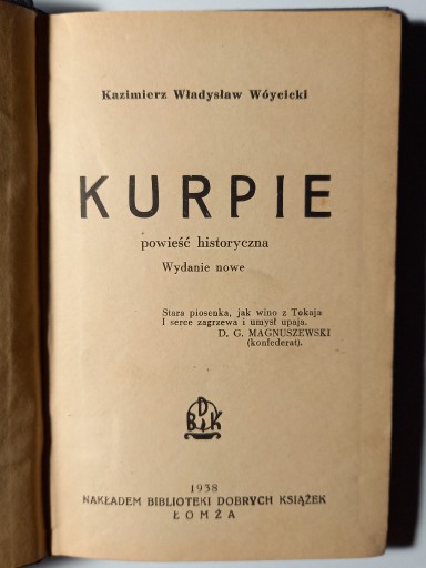 Zdjęcie oferty: Kurpie Kazimierz Władysław Wóycicki 1938