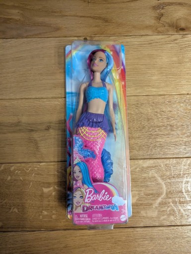 Zdjęcie oferty: Barbie Dreamtopia Lalka syrenka 30 cm z różowo-niebieskimi włosami i tiarą