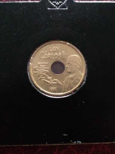 Zdjęcie oferty: Moneta Hiszpania 25 peset 1991