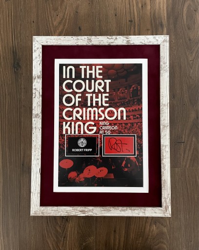 Zdjęcie oferty: King Crimson Robert Fripp oryginalny autograf!