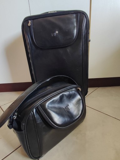 Zdjęcie oferty: Montblanc walizka skórzana torba torebka kabinowa