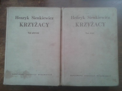 Zdjęcie oferty: Krzyżacy Henryk Sienkiewicz pierwodruk rok 1952