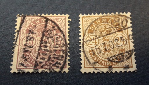 Zdjęcie oferty: Znaczki Dania 1901 kasowane 