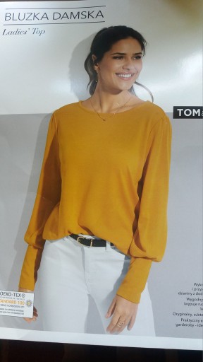 Zdjęcie oferty: Śliczna modna bluzka w kolorze curry roz. XL