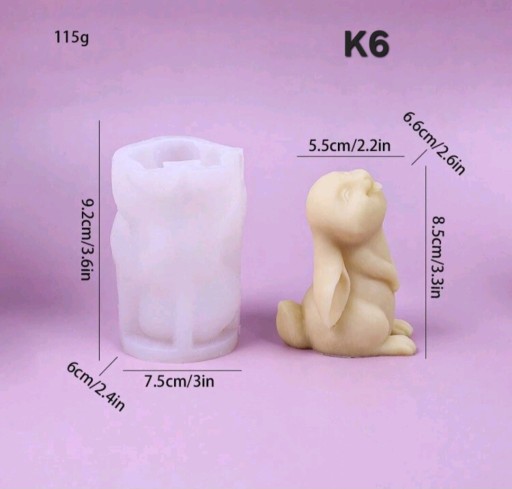 Zdjęcie oferty: Forma silikonowa do świec lub mydeł wysylka 48h