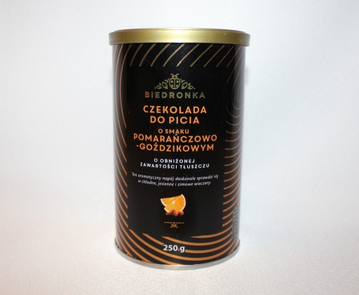 Zdjęcie oferty: Biedronka czekolada do picia pomarańcza goździki