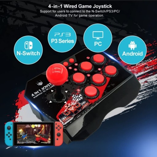 Zdjęcie oferty: Kontroler joystick 4 w 1 Switch/PS3/PC/Android TV